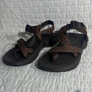 Chaco Brown and Black Strappy Sandals